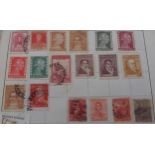 A worldwide postage stamp collection in The Stirling Stamp Album with United States and Possessions,