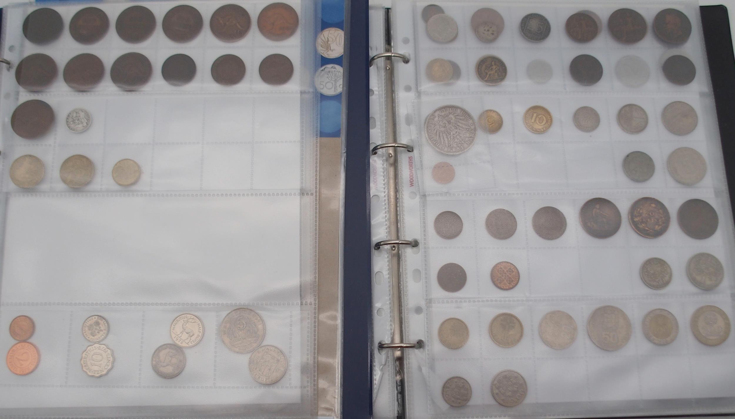 A collection of worldwide coins an album Condition Report:Available upon request - Image 3 of 10