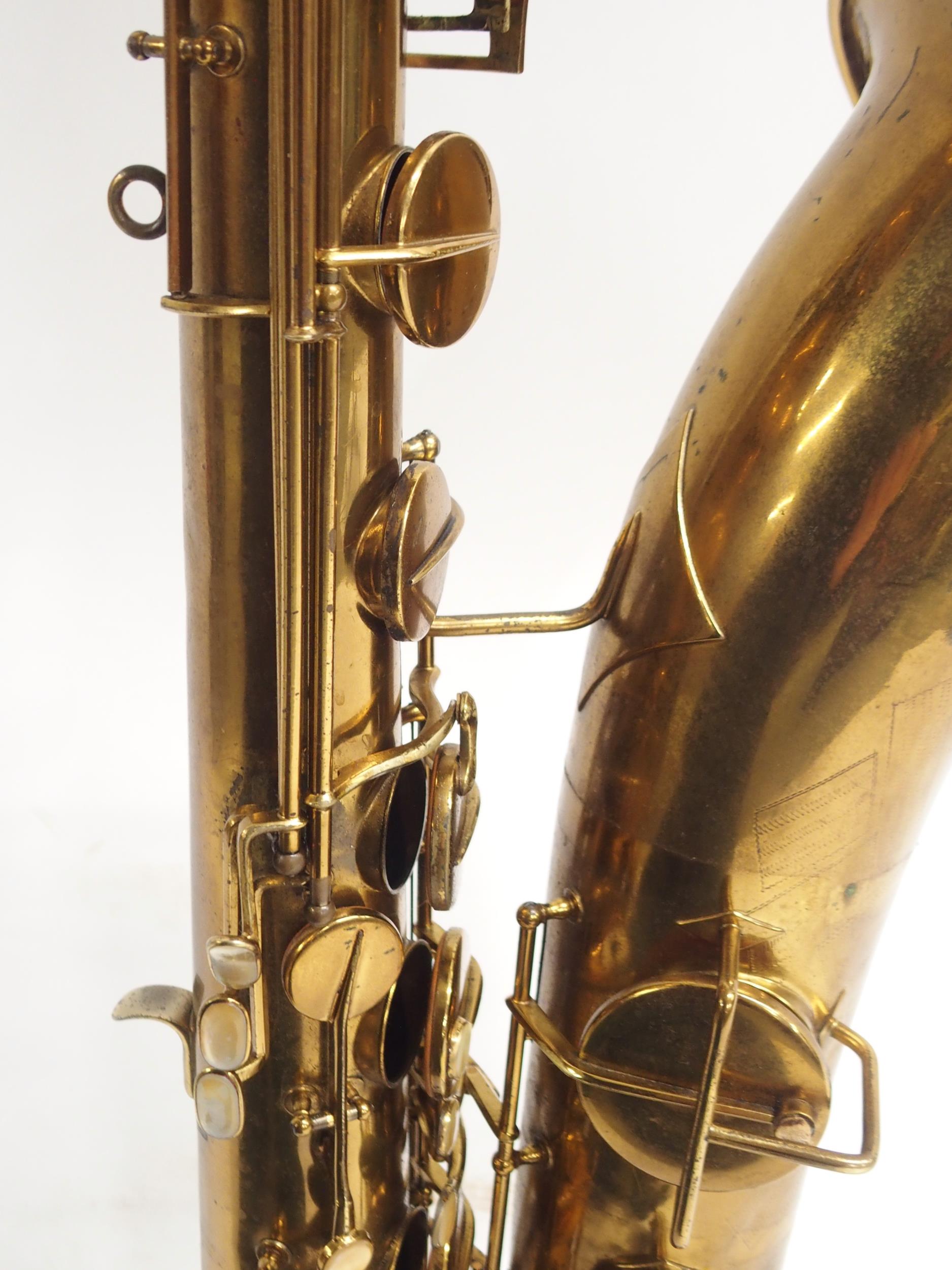 **WITHDRAWN** Pennsylvania Special Baritone Saxophone serial number 261180 engraved "Pensyl - Image 4 of 33