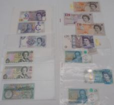 Great Britain and Northern Ireland, The Chanel Islands a collection of mostly British banknotes with