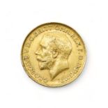 GEORGE V (1910-1936) 1 Sovereign 1911 Obverse bust of King George V facing left legend around