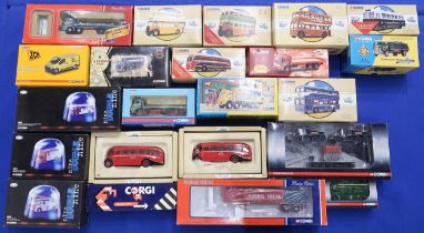 A collection of boxed Corgi model vehicles, to include the Classics, Road Transport Heritage and