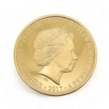 Elizabeth II (1952-2022) 5 Pounds Remembrance Day Poppy Coin Obverse bust of HM Queen Elizabeth II