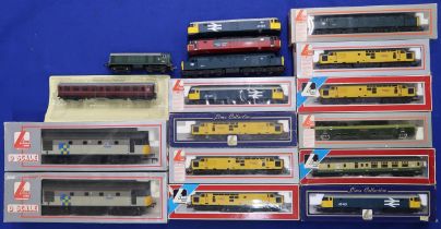 Ten various boxed Lima 00-gauge locomotives, with two 0-gauge examples etc. Condition Report: