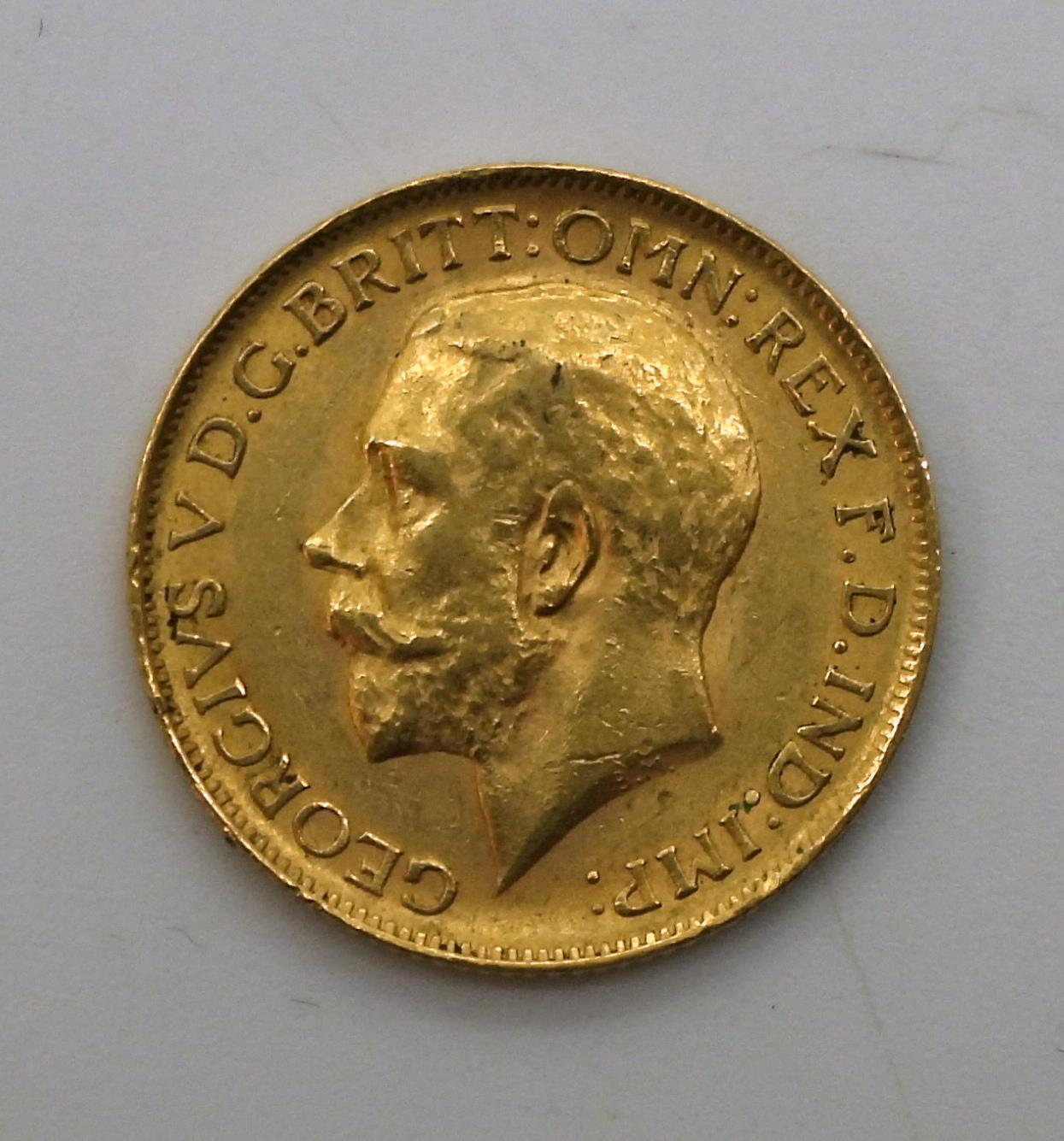 GEORGE V (1910-1936) 1 Sovereign 1911 Obverse bust of King George V facing left legend around - Image 2 of 5