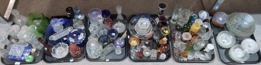 A collection of coloured and clear decorative glass wares Condition Report:Available upon request