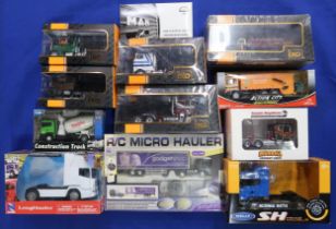 A quantity of boxed scale model vehicles, to include examples by Base-Toys, Ixo, Siku, Newray and