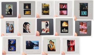 James Bond: a large quantity of colour film cells/photographic slides, with further lengths of