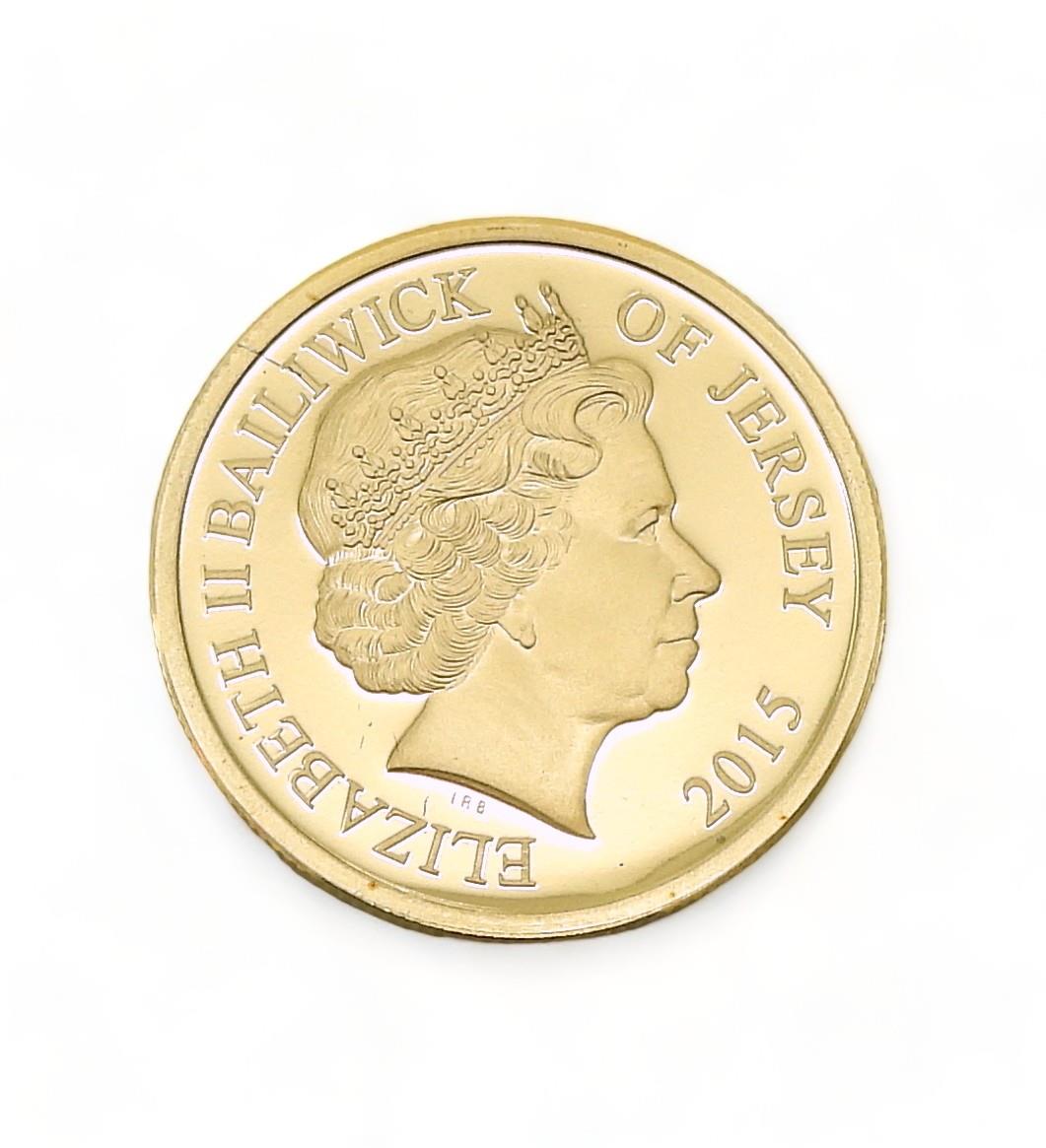 Elizabeth II (1952-2022) Jersey One Pound 2015 Obverse Queen Elizabeth II right legend around