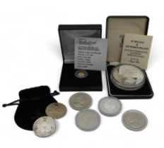Elizabeth II (1952-2022) Silver St Helena Ascension Napoleon £25 Silver Coin 1986 together with a