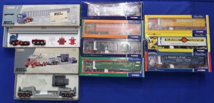Boxed Corgi haulage lorries, comprising two examples from the Heavy Haulage series, the rest Limited