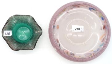 Two Vasart glass dishes Condition Report:Available upon request