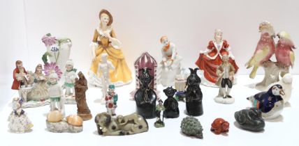 A collection of figures including Royal Doulton etc Condition Report:Available upon request