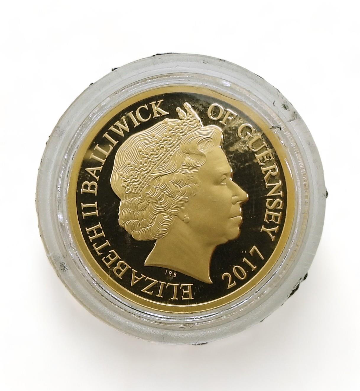 ELIZABETH II The Sapphire Jubilee 2017 One Pound Obverse Elizabeth II right, legend around