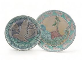 WILLIAM SALTER MYCOCK (1872-1950) FOR PILKINGTON'S ROYAL LANCASTRIAN A pottery wall charger with