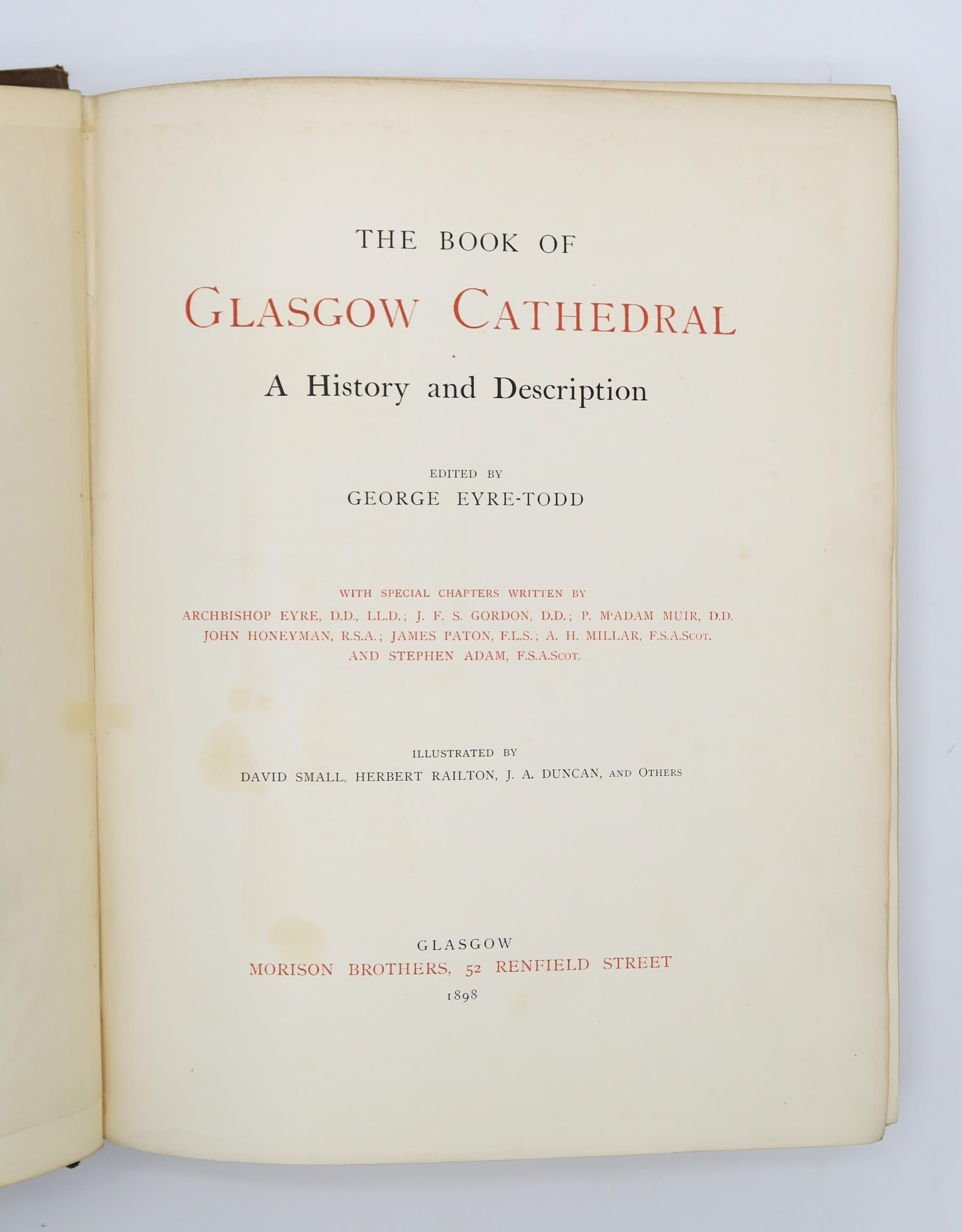 GLASGOW ANTIQUARIAN Cleland, James Annals of Glasgow, Comprising an Account of the Public Buildings, - Image 8 of 9