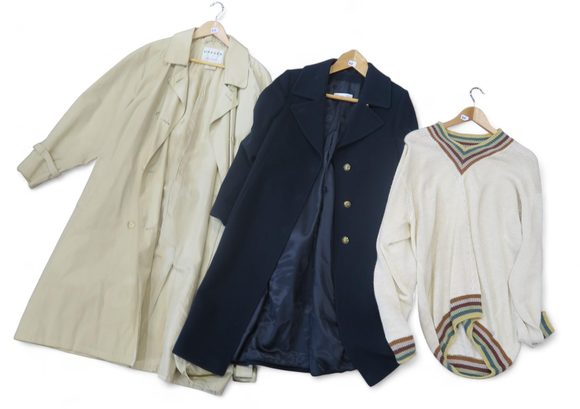 A  collection of designer coats and clothes including Aquascutum, Jaeger, Feraud, Daks, Yves Saint - Image 7 of 10