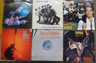 VINYL RECORDS three boxes of pop, rock and soul LP and EP vinyl records Condition Report:Available