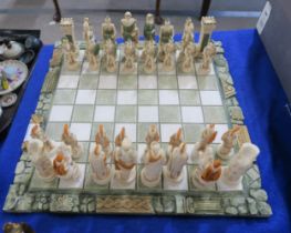 A Roman themed chess set Condition Report:Available upon request