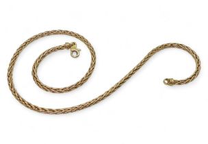 An Italian made 42.5cm 9ct gold Spiga chain (clasp af) weight 23.1gms Condition Report:Available