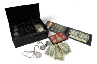 United States of America a collection to include silver dollars, The Thomas Jefferson Presidential