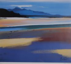 PAM CARTER (TANZANIAN 1952-2022)  RHUM FROM ARISAIG  Print multiple, signed lower right, numbered