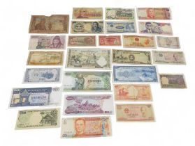 BANKNOTES South East Asia and Far East with examples from Macau, Myanmar, Japan, Laos, Vietnam,