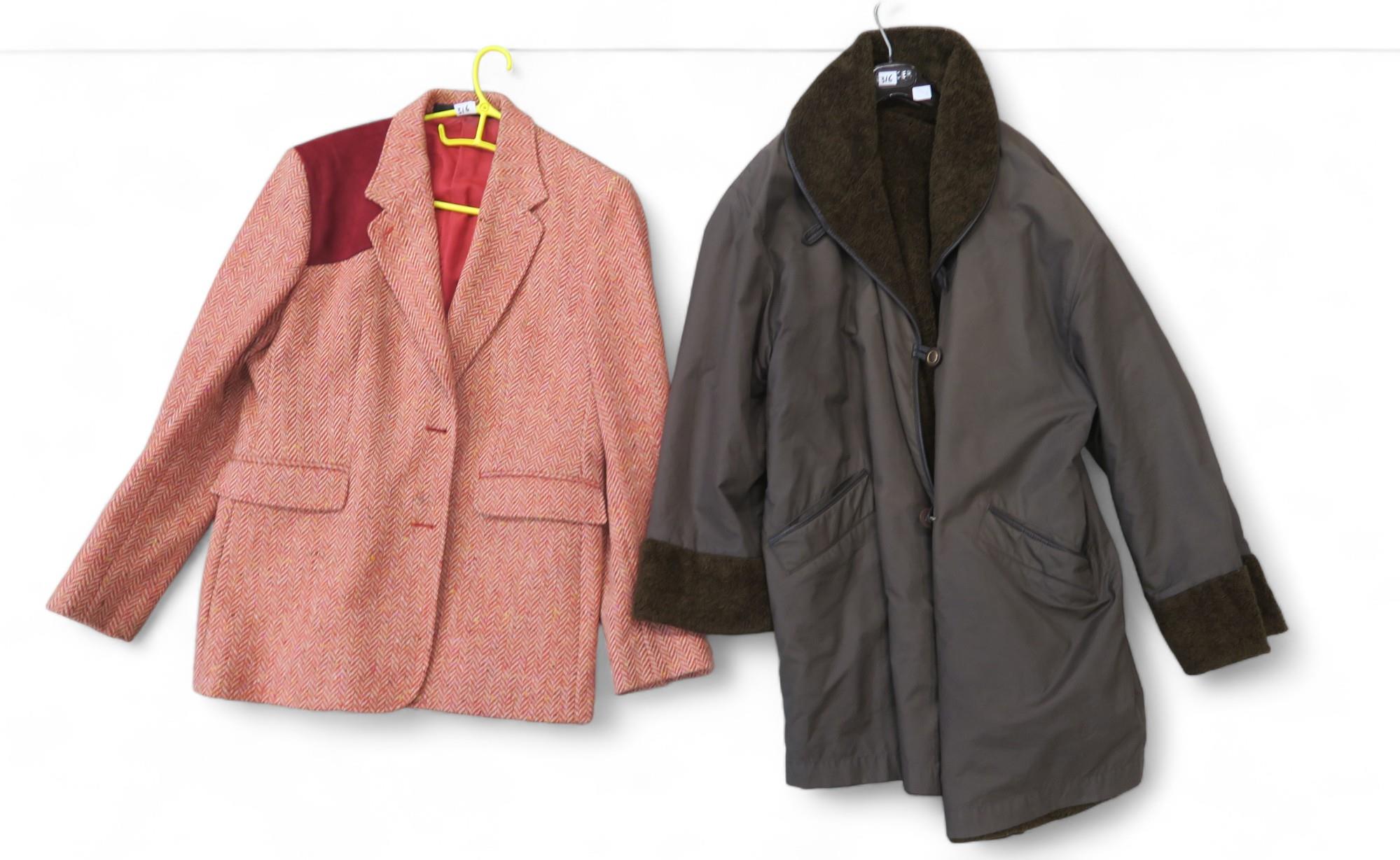 A  collection of designer coats and clothes including Aquascutum, Jaeger, Feraud, Daks, Yves Saint - Image 10 of 10