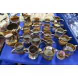 A collection of copper lustre ceramics Condition Report:Available upon request