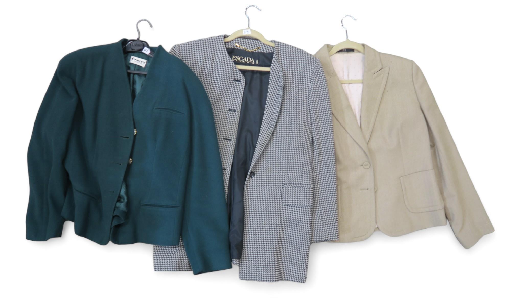 A  collection of designer coats and clothes including Aquascutum, Jaeger, Feraud, Daks, Yves Saint - Image 4 of 10