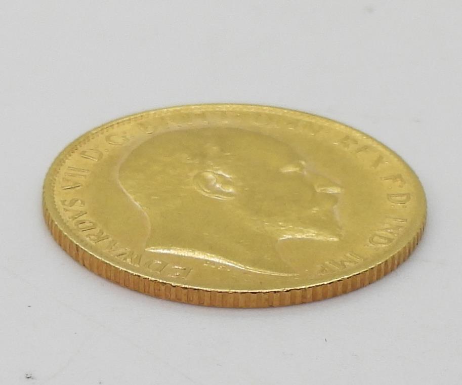 EDWARD VII ½ Sovereign 1904 Obverse portrait of King Edward VII facing right legend around - Image 4 of 5