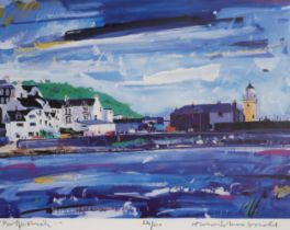 HAMISH MCDONALD (SCOTTISH 1935-2008)  PORTPATRICK  Print multiple, signed lower right, numbered