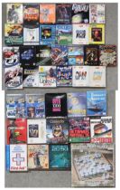 A large collection of vintage PC games, to include F1 2000, Terminator Future Shock, Screaming