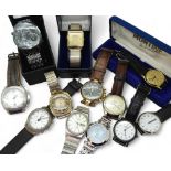 A collection of fashion watches to include, Oris, Montine, Seiko, Stauer and Skagen Condition