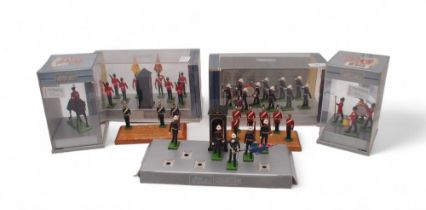A boxed set of King & Country Victorian Highland Regimental model soldiers, a Britains Limited
