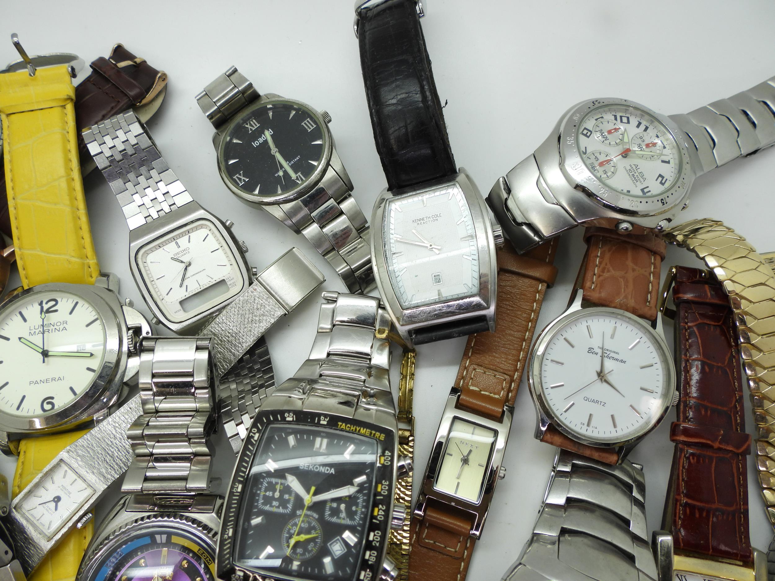 A collection of fashion watches to include, Orient, Sekonda, Casio, Timex, Seiko, and replicas - Image 4 of 6