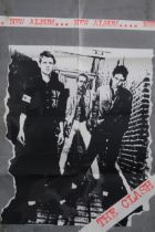 The Clash a Clash poster from their debut album with Paul Simonon, Joe Strummer and Mick Jones