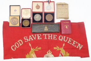 Three royal commemorative medals, comprising two Victoria Diamond Jubilee examples and a bronze