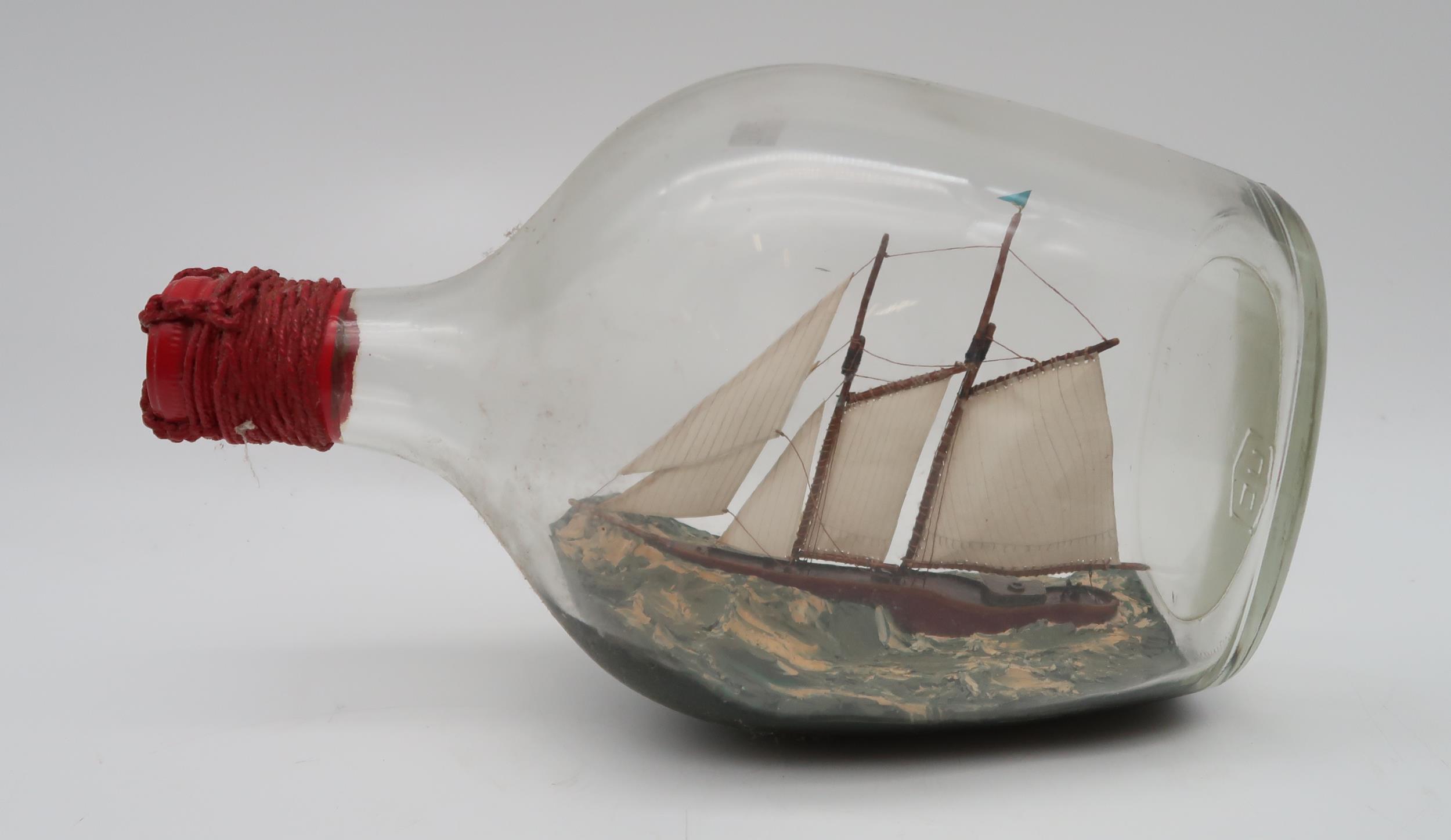 A collection of ships in bottles, a pair of ship bookends etc Condition Report:Available upon - Image 2 of 4