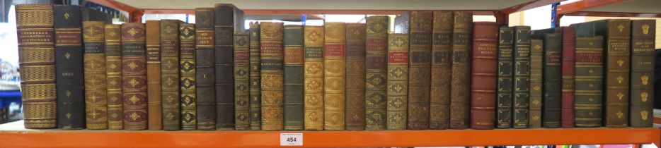 BINDINGS A collection of attractively leatherbound volumes, including The Arts & Crafts of Ancient