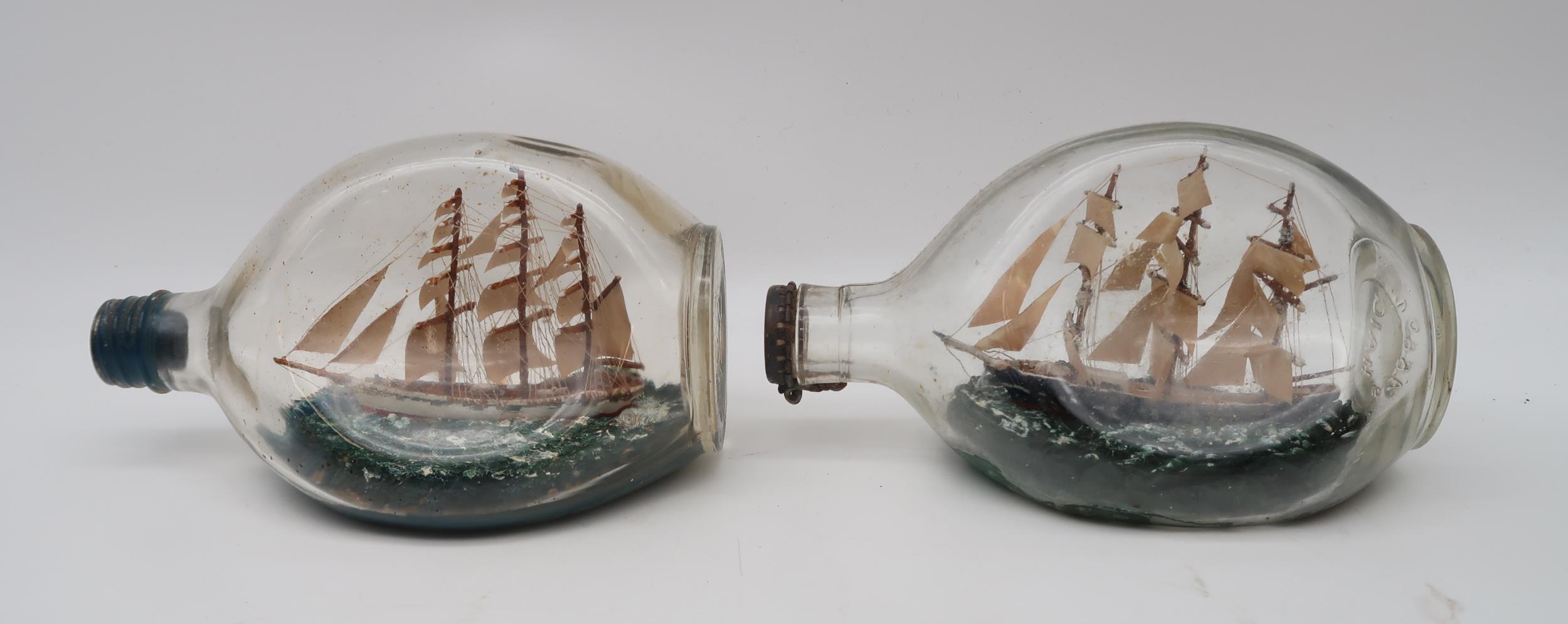 A collection of ships in bottles, a pair of ship bookends etc Condition Report:Available upon - Image 3 of 4