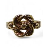 A 9ct gold knot ring, size X1/2, weight 8.2gms Condition Report:Available upon request