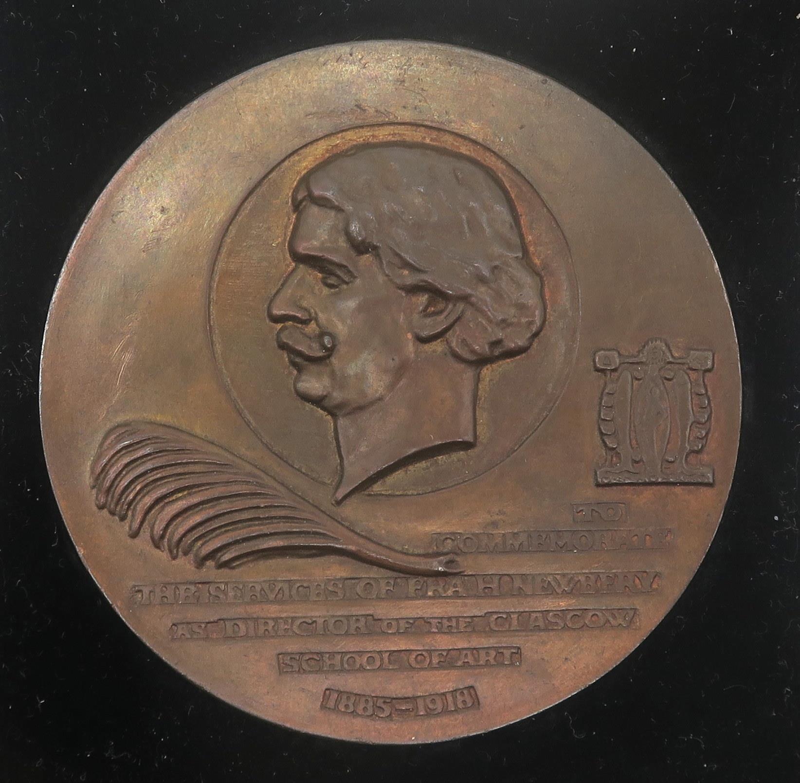 Glasgow School of Art A cased Newberry Medal awarded to Mary Campbell Mackie, June 1943 - Image 2 of 3