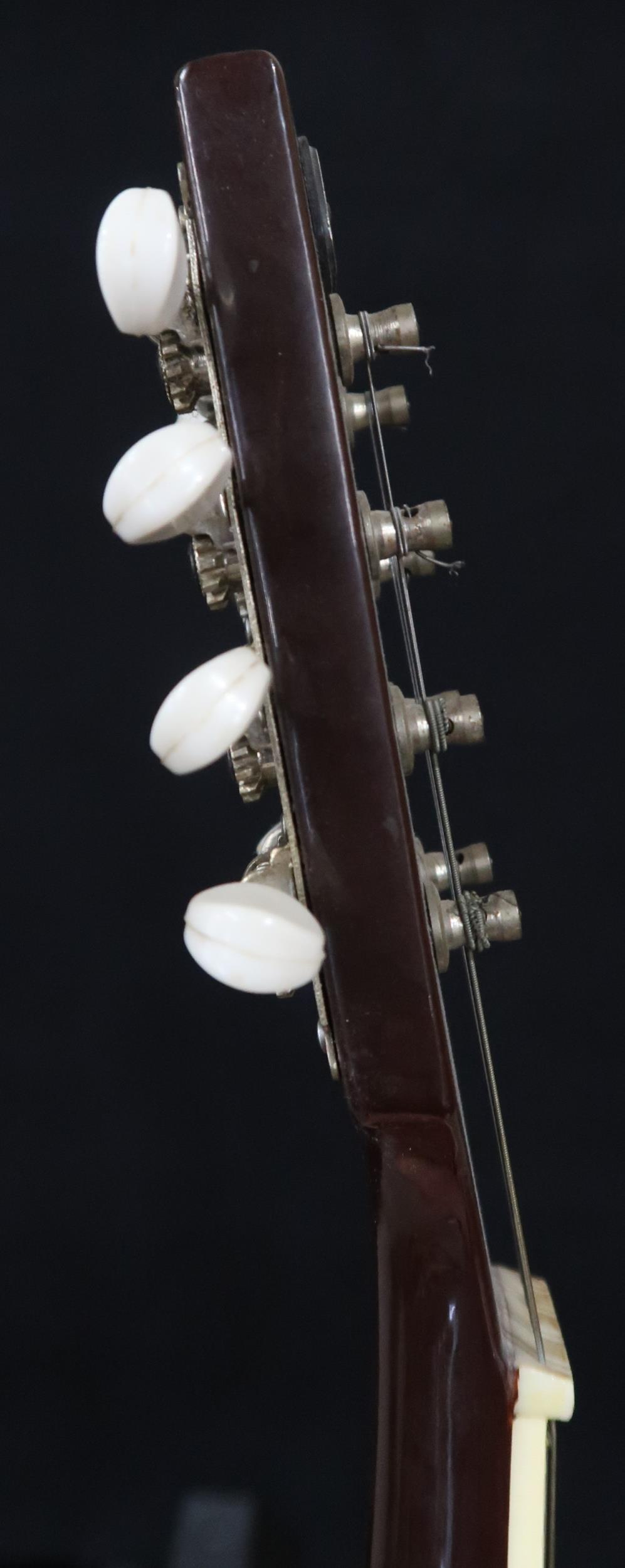 COLUMBUS a vintage 1960's Columbus electro acoustic archtop mandolin 20 frets. This Instrument is - Image 4 of 7