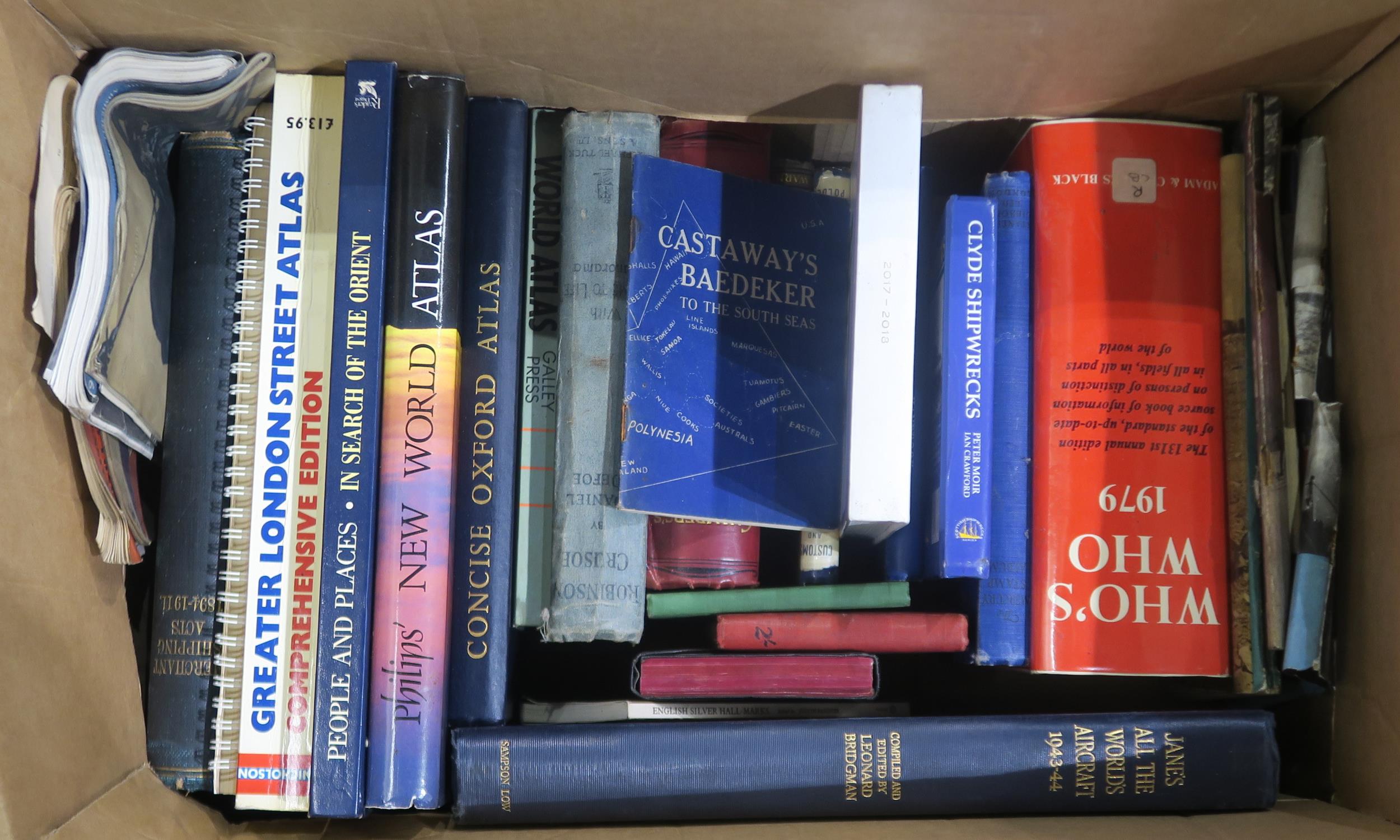 Two boxes of assorted books, to include a selection of a maritime/naval interest - The Merchant - Image 2 of 3