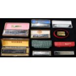 HOHNER a lot comprising various Hohner harmonicas to include a Chromonika 64, Echo Haro, Double Puck