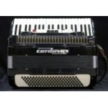 CORDOVOX a Cordovox 120 bass 41 key piano accordion with case  In 1962, a Farfisa technical team led