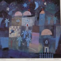 FRANK TAYLOR (BRITISH b.1946)  NIGHT BIRD  Print multiple, signed lower right, numbered 598/850,