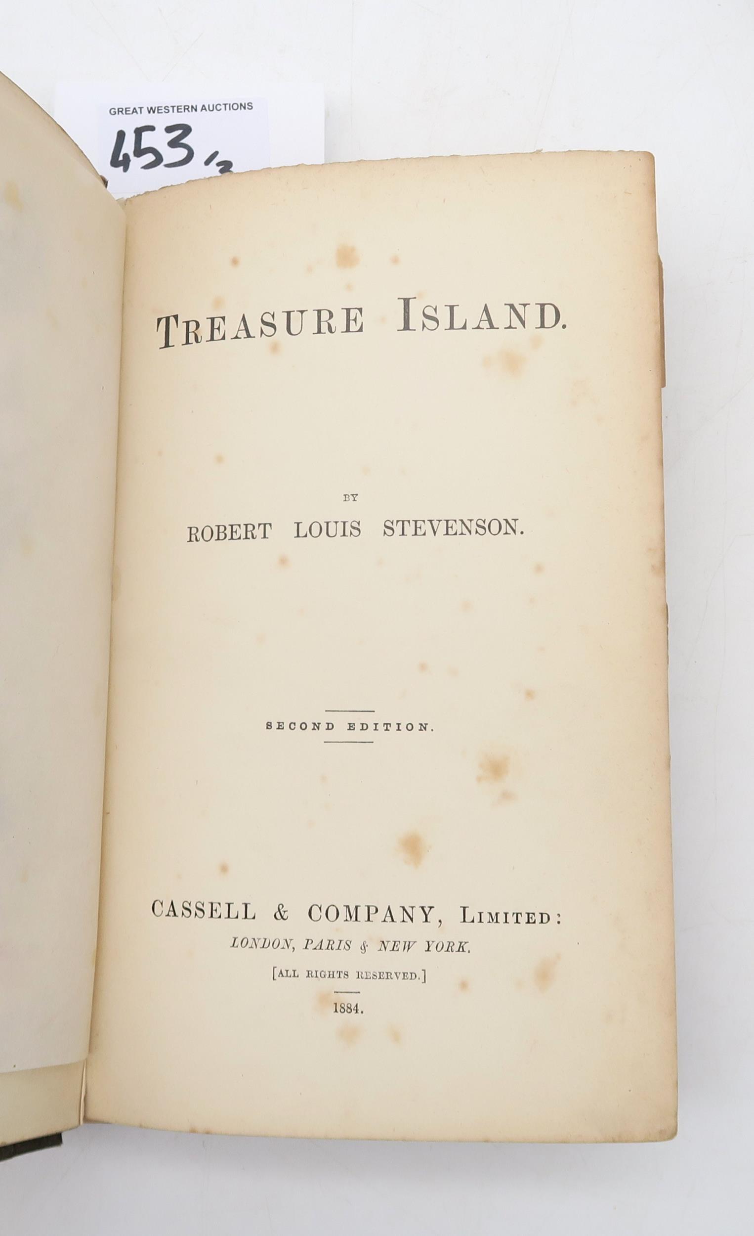 Stevenson, Robert Louis Treasure Island Cassell & Company, London, 1884, second edition Island - Image 4 of 6