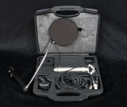 A Rode NT4 Stereo Condenser Microphone with cables and accessories cased. This lot is from the